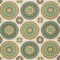 Glade - Green Abstract Geometric,global Upholstery Fabric 54 Inches"